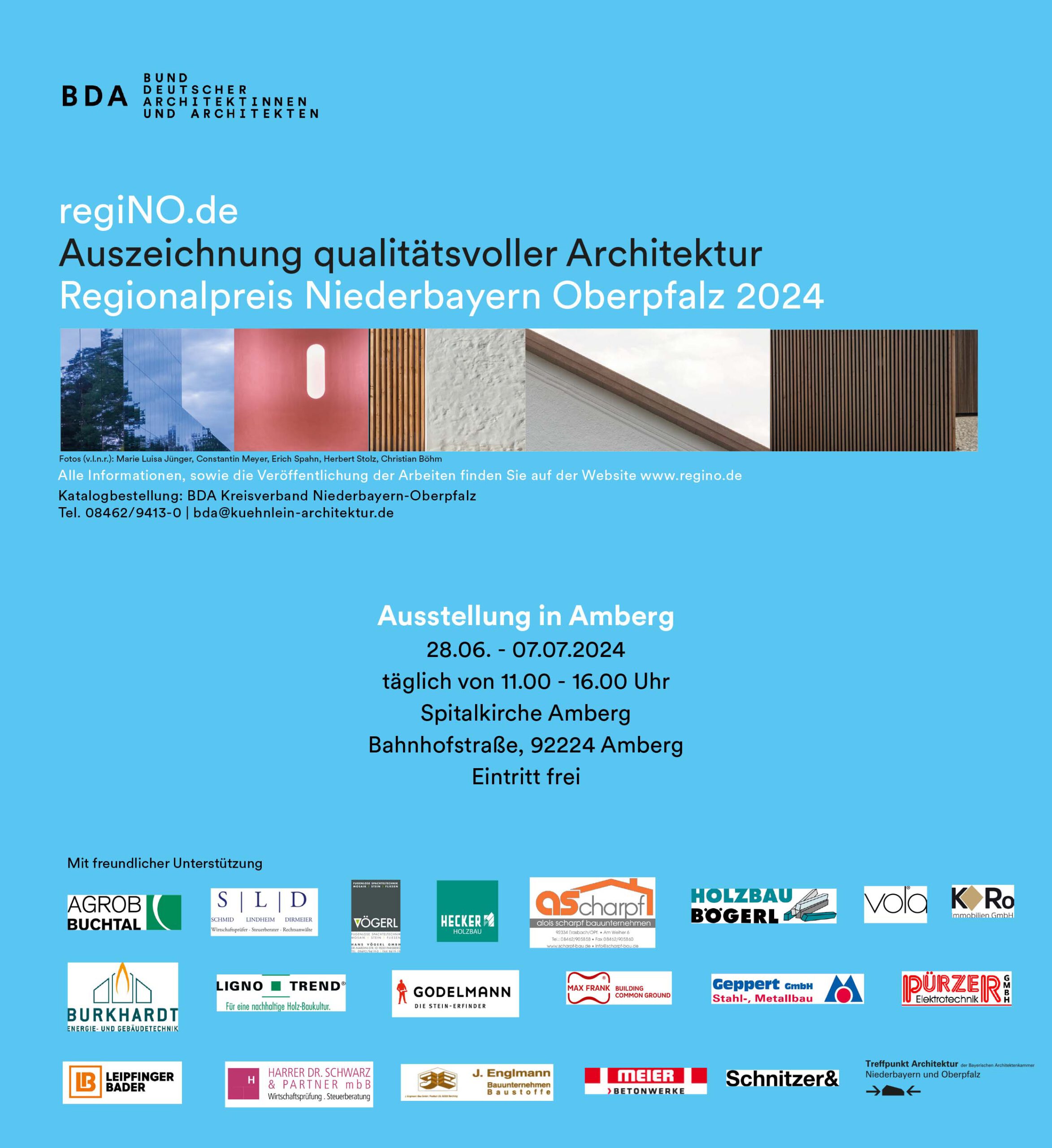 BDA regiNO 2024 – Ausstellung in Amberg @ Spitalkirche Amberg